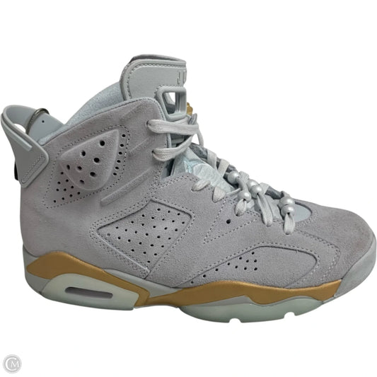 Shoes Luxury Designer By Jordan In Grey, Size: 8.5