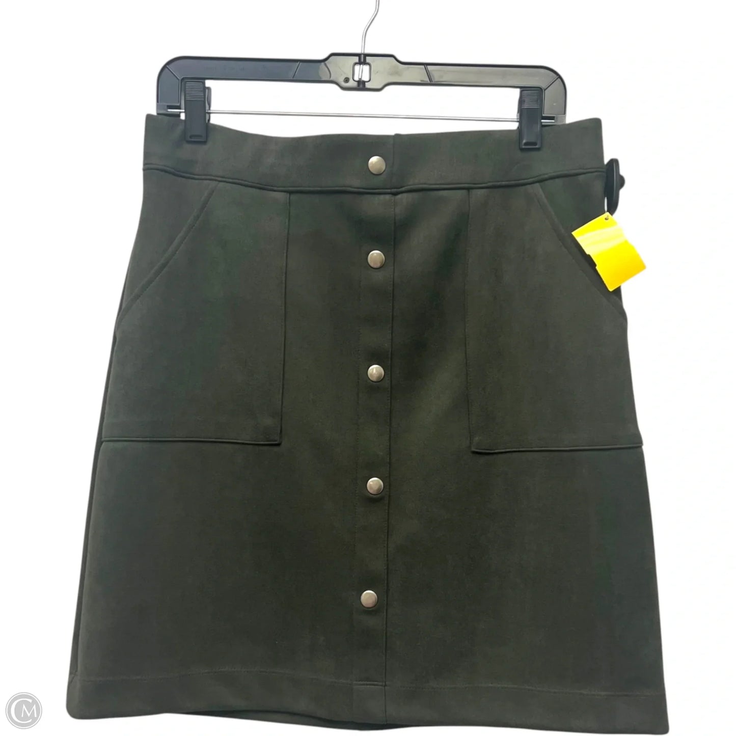 Skirt Mini & Short By Potters Pot In Green, Size: L