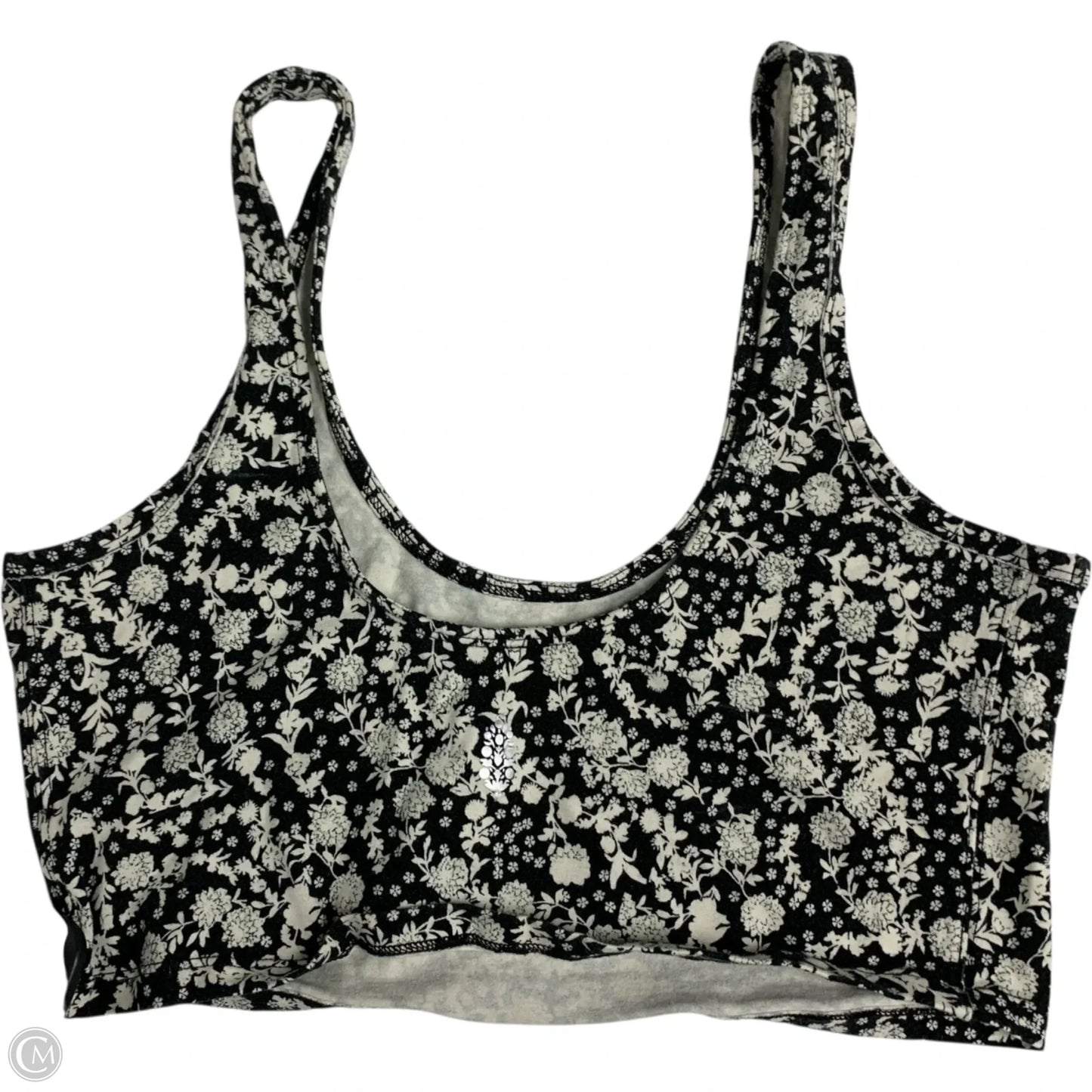 Top Sleeveless By Free People In Black & White, Size: L