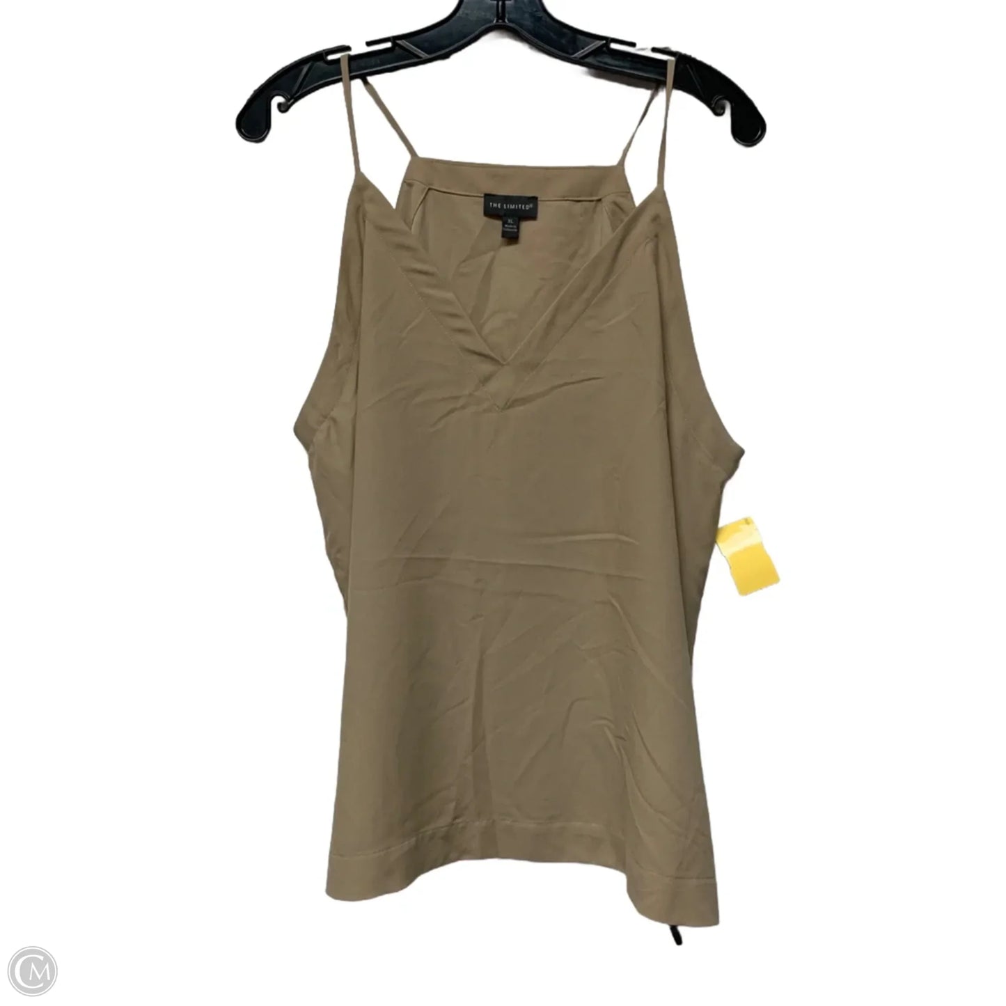 Top Sleeveless By The Limited In Tan, Size: Xl
