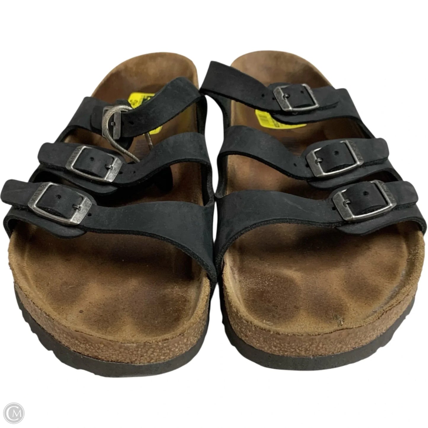 Sandals Flats By Birkenstock In Black, Size: 7
