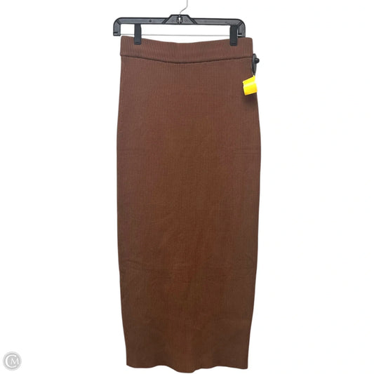 Skirt Maxi By Clothes Mentor In Brown, Size: M