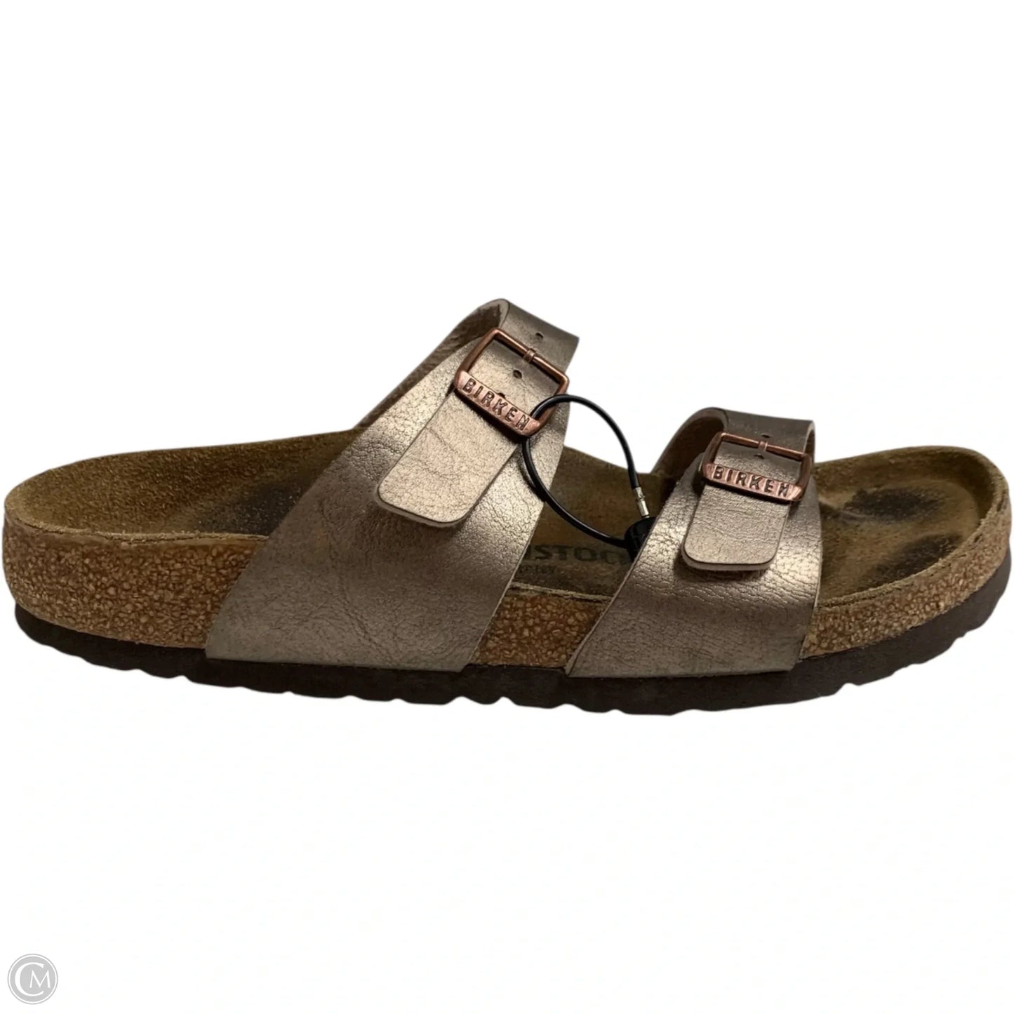 Sandals Flats By Birkenstock In Brown, Size: 7