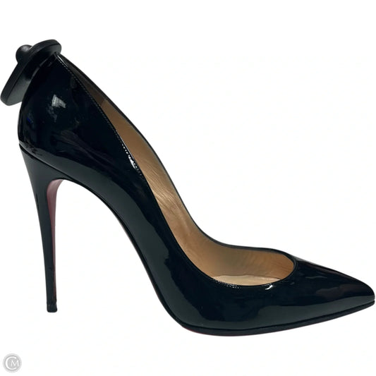 Shoes Luxury Designer By Christian Louboutin In Black, Size: 9.5