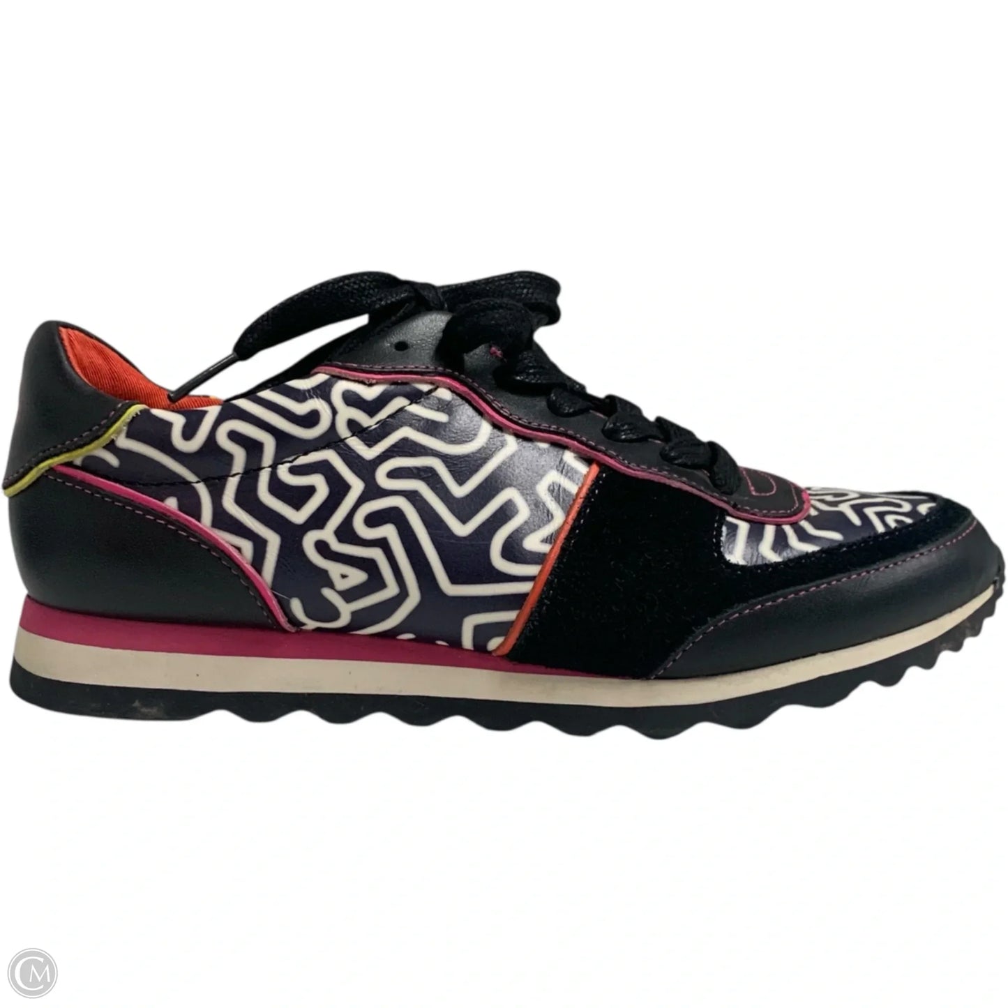Shoes Designer By Coach In Black & White, Size: 7