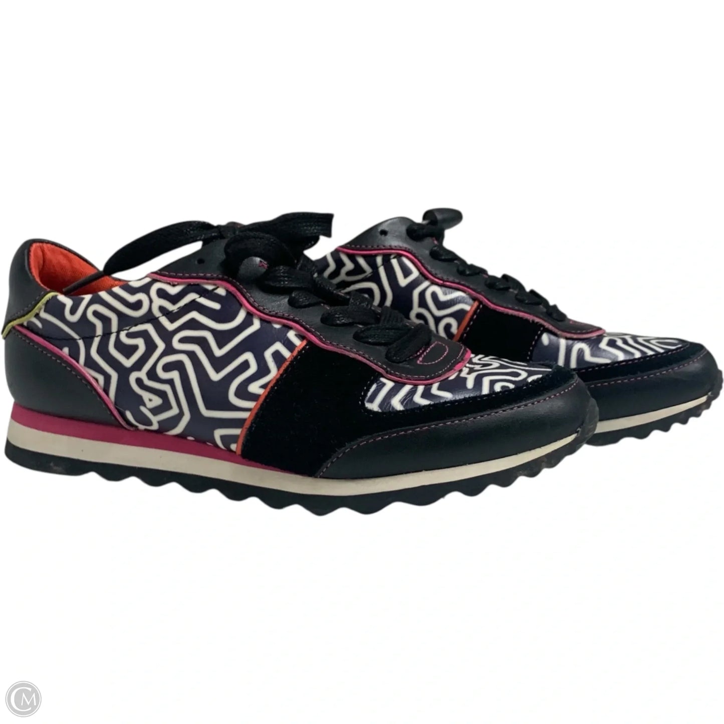 Shoes Designer By Coach In Black & White, Size: 7