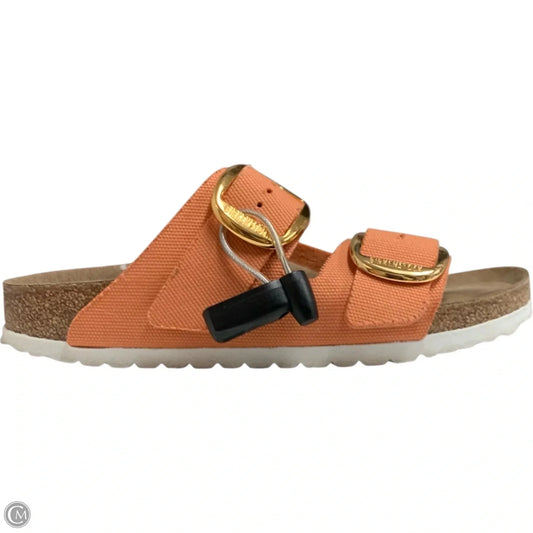 Sandals Flats By Birkenstock In Orange, Size: 7