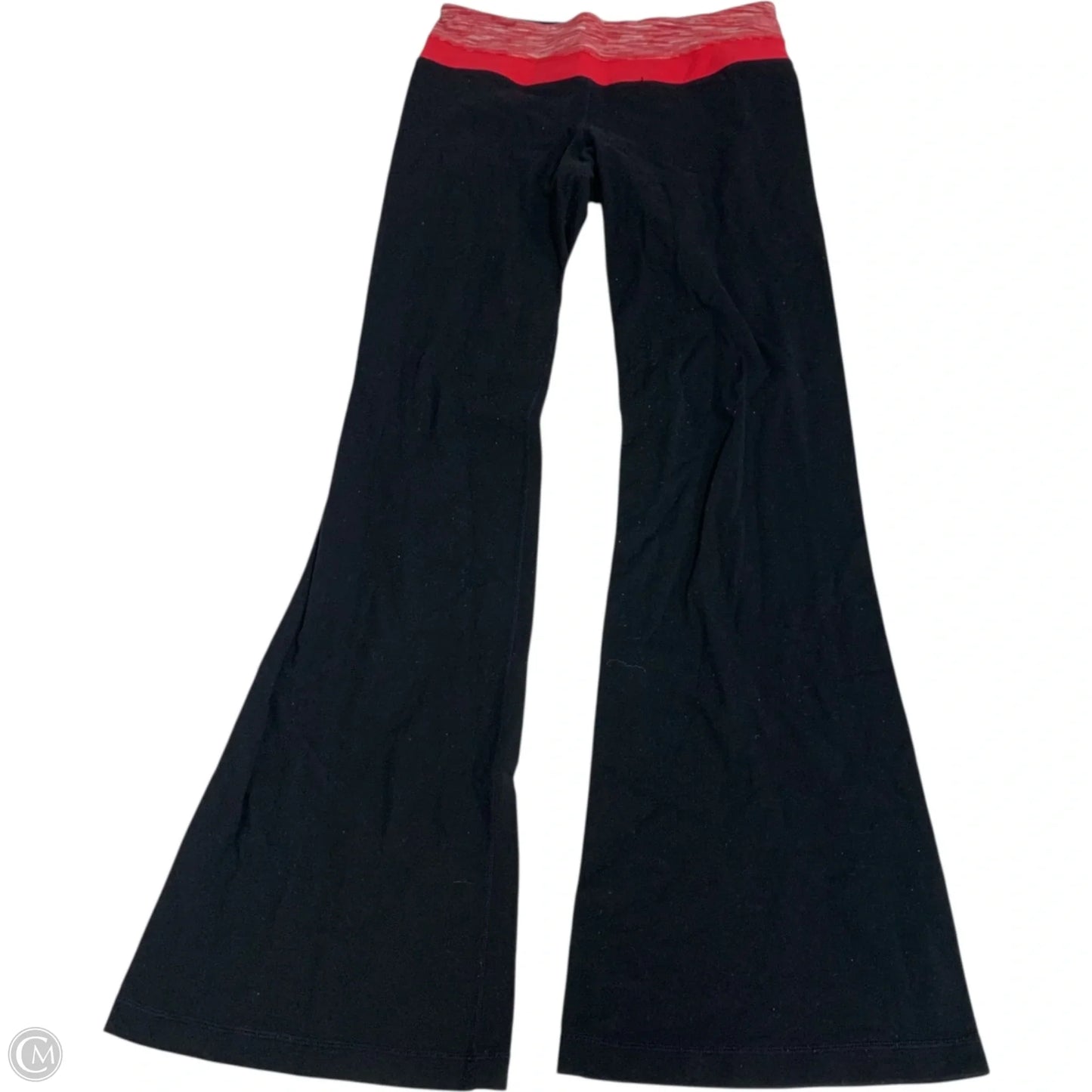 Athletic Leggings By Lululemon In Black & Pink, Size: S