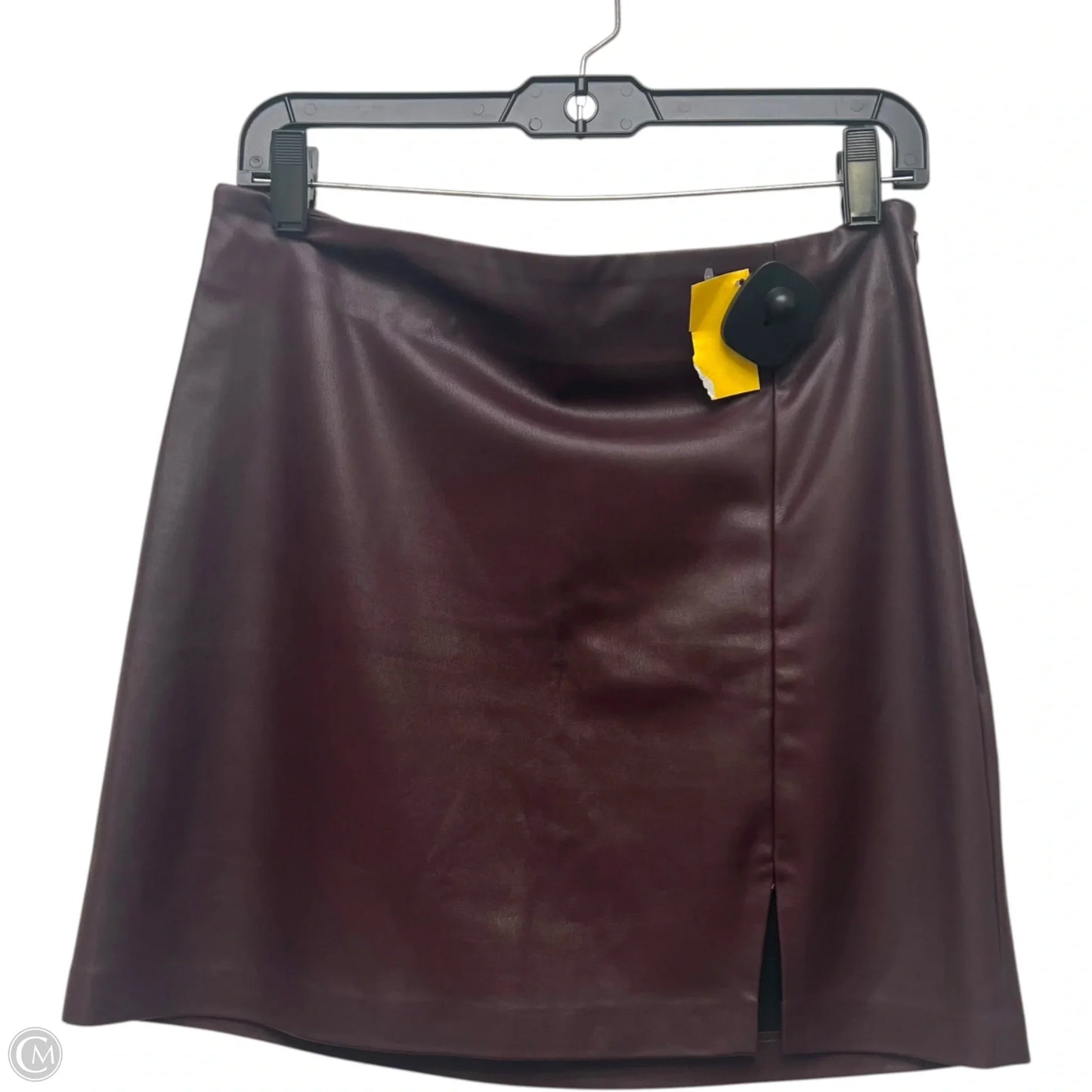 Skirt Mini & Short By Topshop In Maroon, Size: M