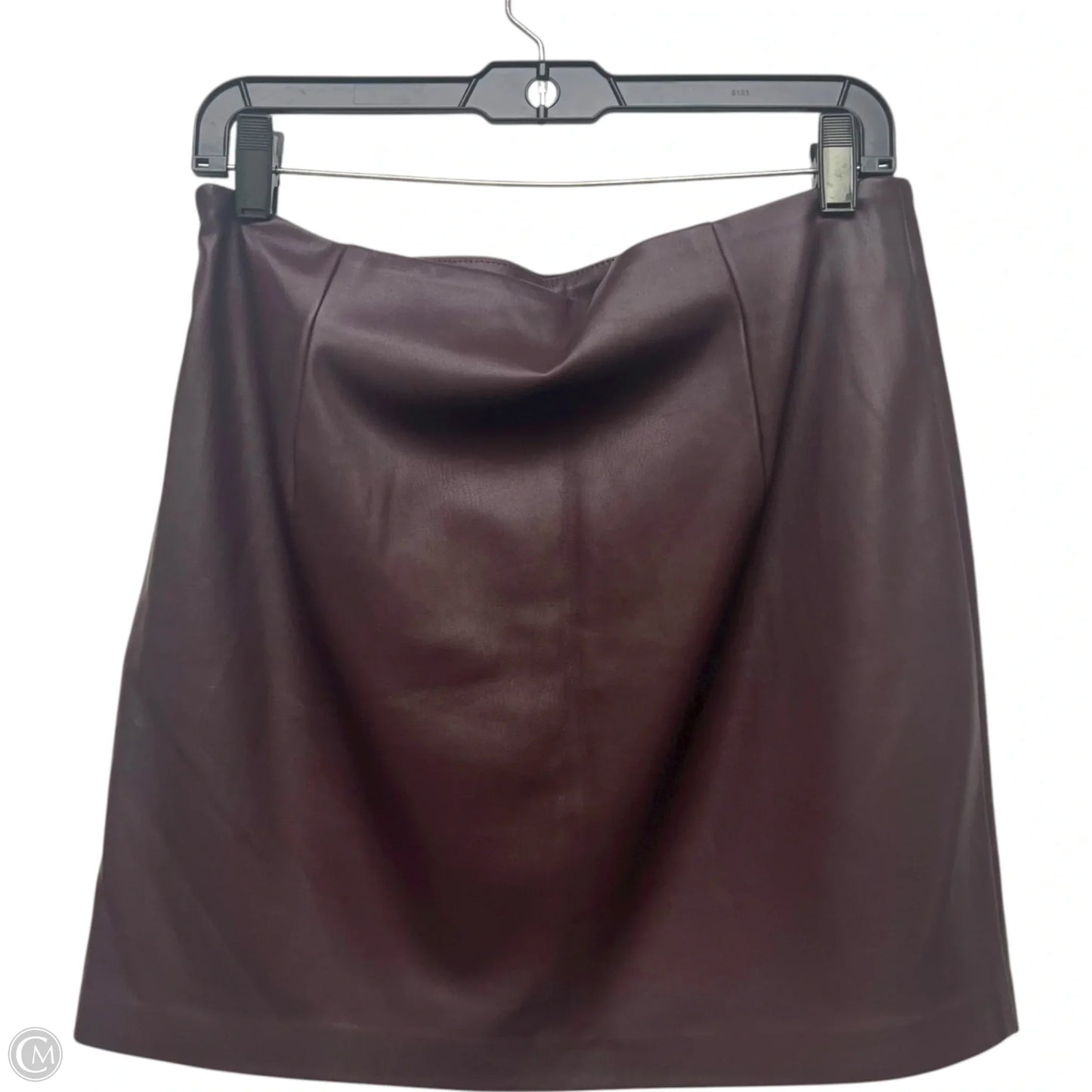 Skirt Mini & Short By Topshop In Maroon, Size: M