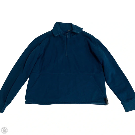 Athletic Sweatshirt Collar By Beyond Yoga In Blue, Size: S