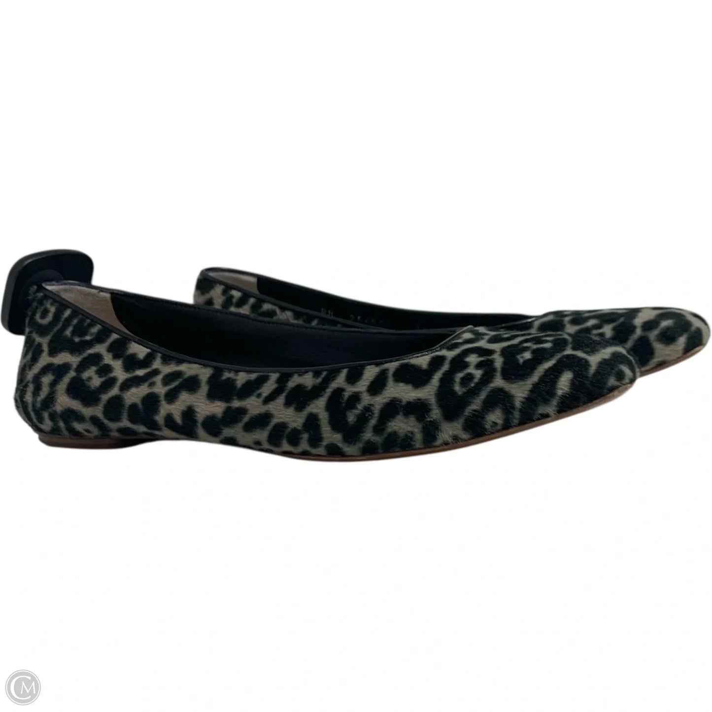Shoes Luxury Designer By Yves Saint Laurent In Leopard Print, Size: 8.5