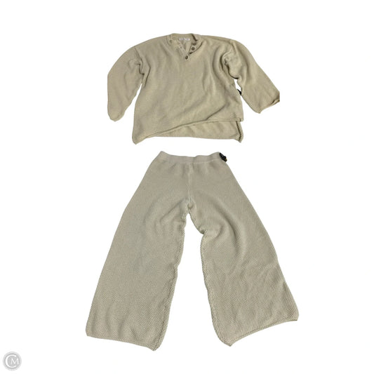Lounge Set Pants PARK ADELYN In Cream, Size: M