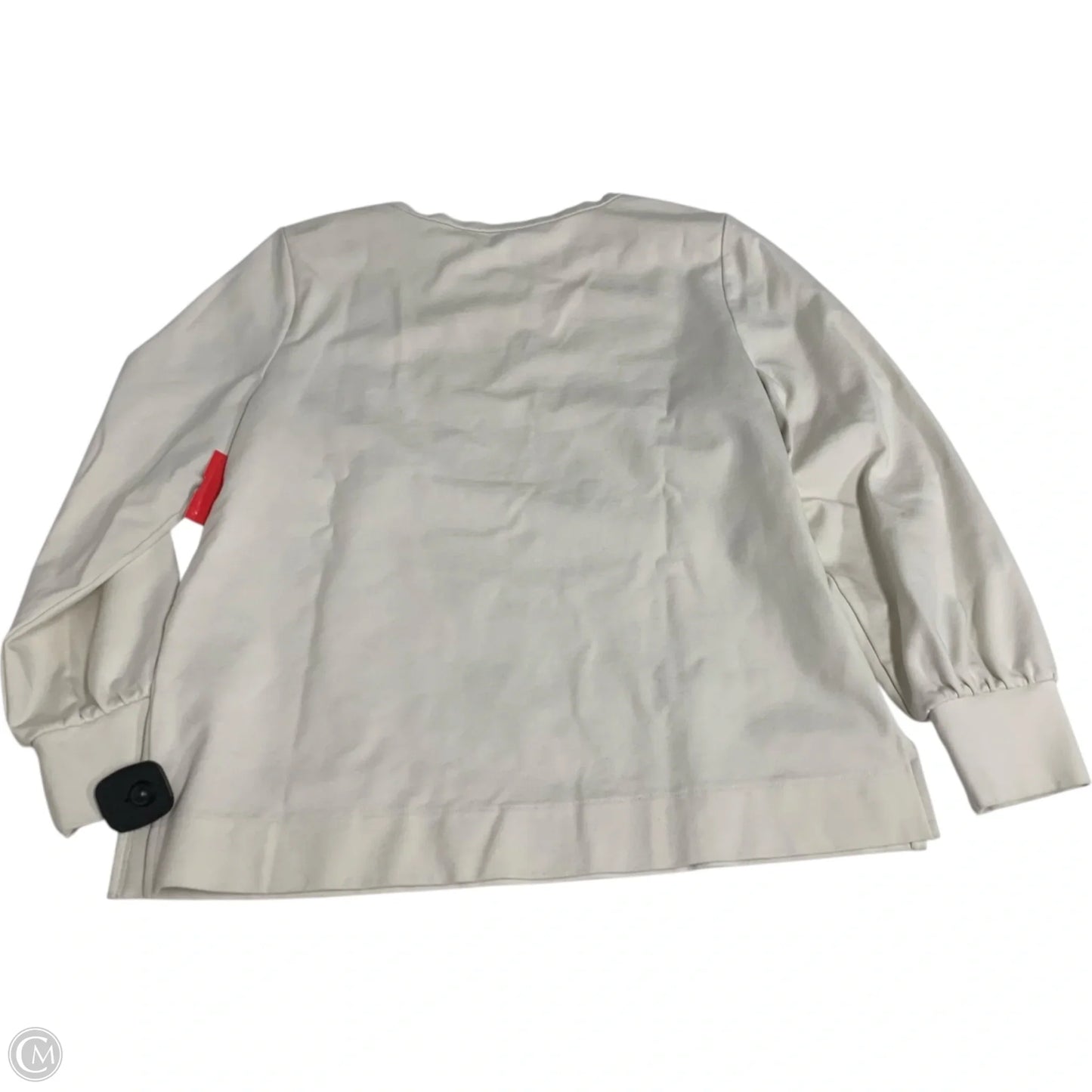 Sweatshirt Crewneck By Ann Taylor In White, Size: L