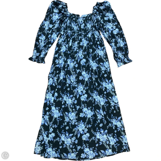 Dress Casual Maxi By Free People In Black & Blue, Size: M