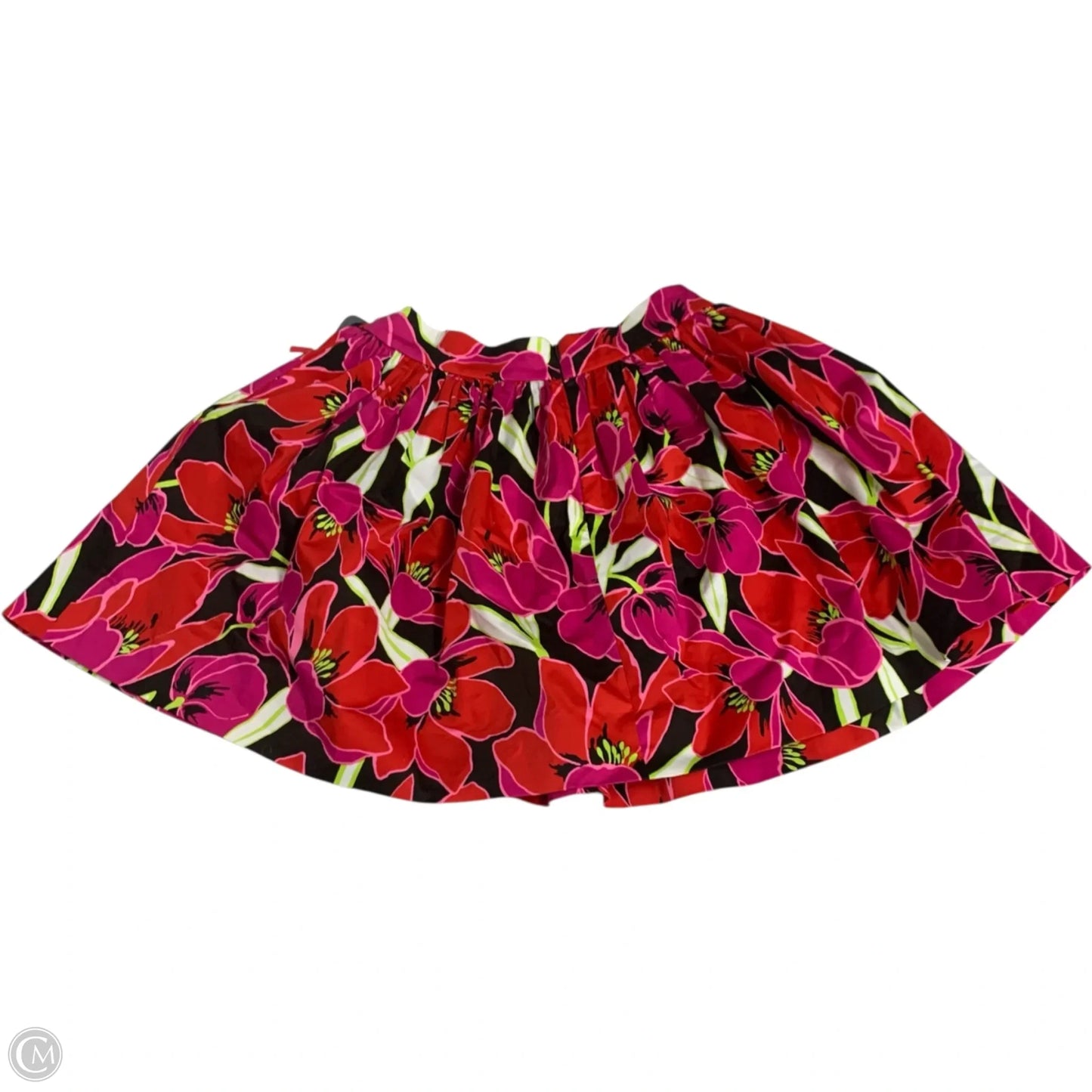 Skirt Designer By Kate Spade In Pink & Red, Size: M
