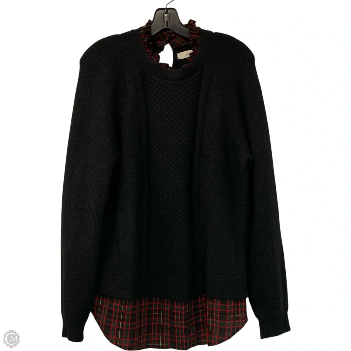 Sweater By Loft In Black, Size: L