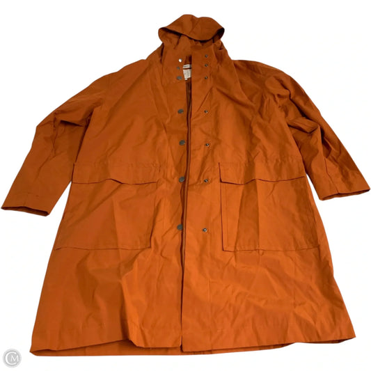 Coat Raincoat By A New Day In Orange, Size: Xl