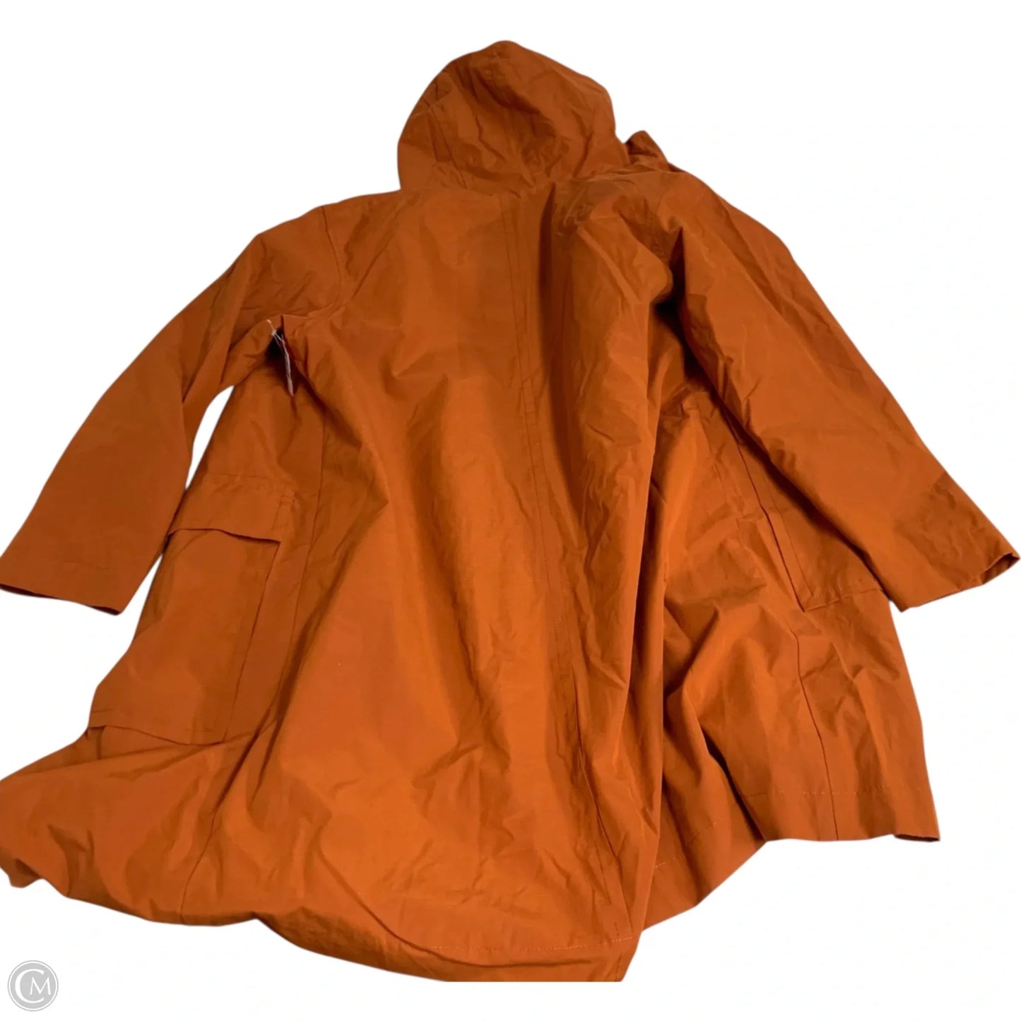 Coat Raincoat By A New Day In Orange, Size: Xl