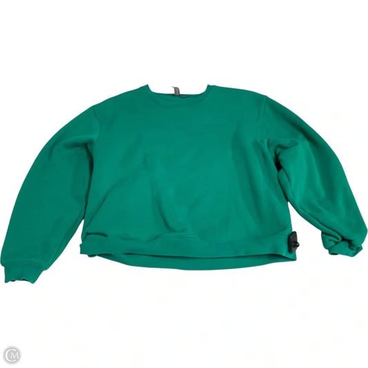 Athletic Sweatshirt Crewneck By Sweaty Betty In Green, Size: M