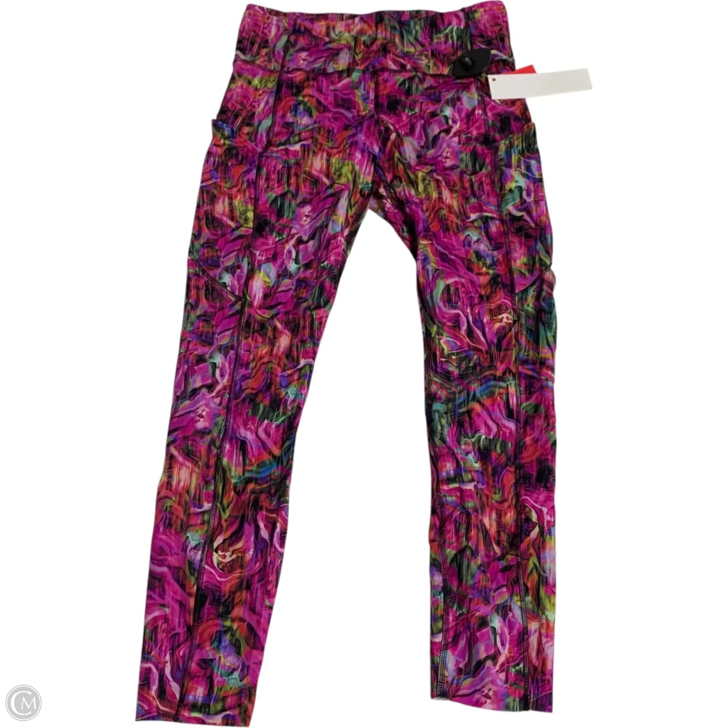 Athletic Leggings By Lululemon In Pink, Size: M
