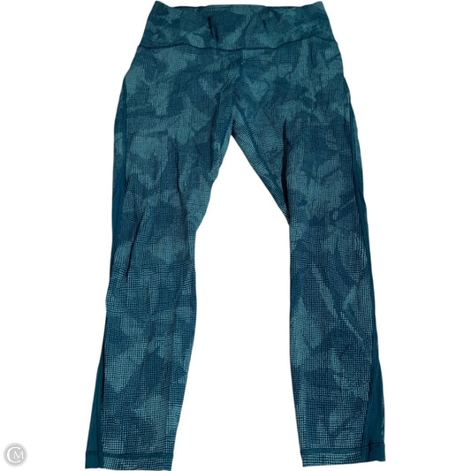 Athletic Leggings By Lululemon In Blue, Size: M