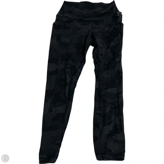Athletic Leggings By Lululemon In Black, Size: M