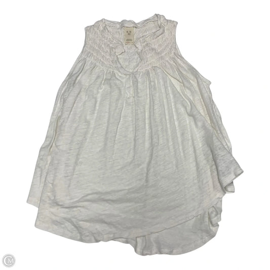 Top Sleeveless By We The Free In Ivory, Size: S