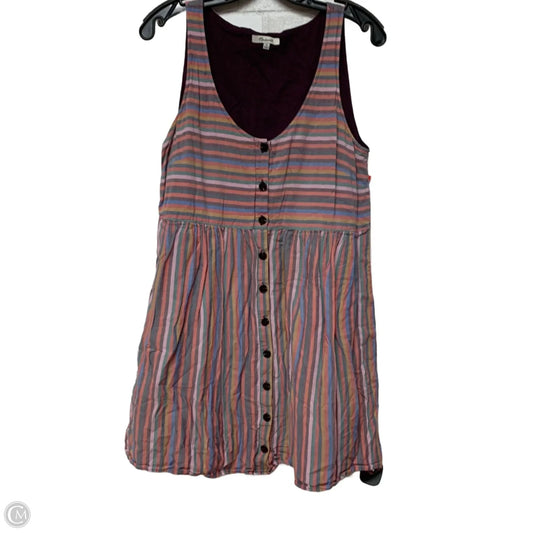 Dress Casual Short By Madewell In Striped Pattern, Size: M