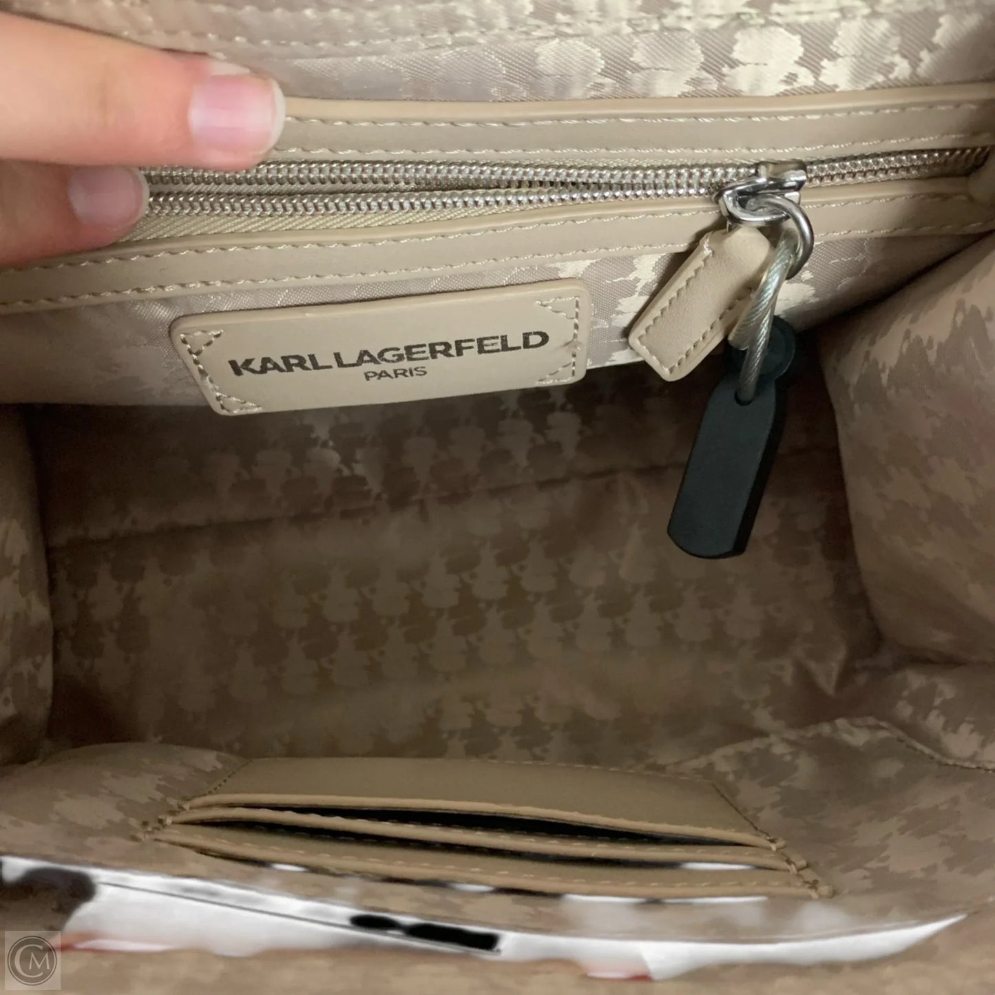 Crossbody Designer By Karl Lagerfeld, Size: Small