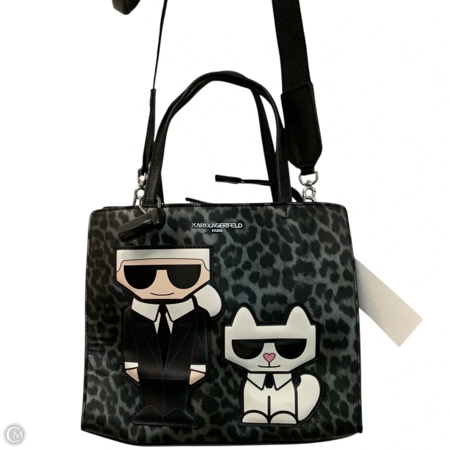 Crossbody Designer By Karl Lagerfeld, Size: Medium