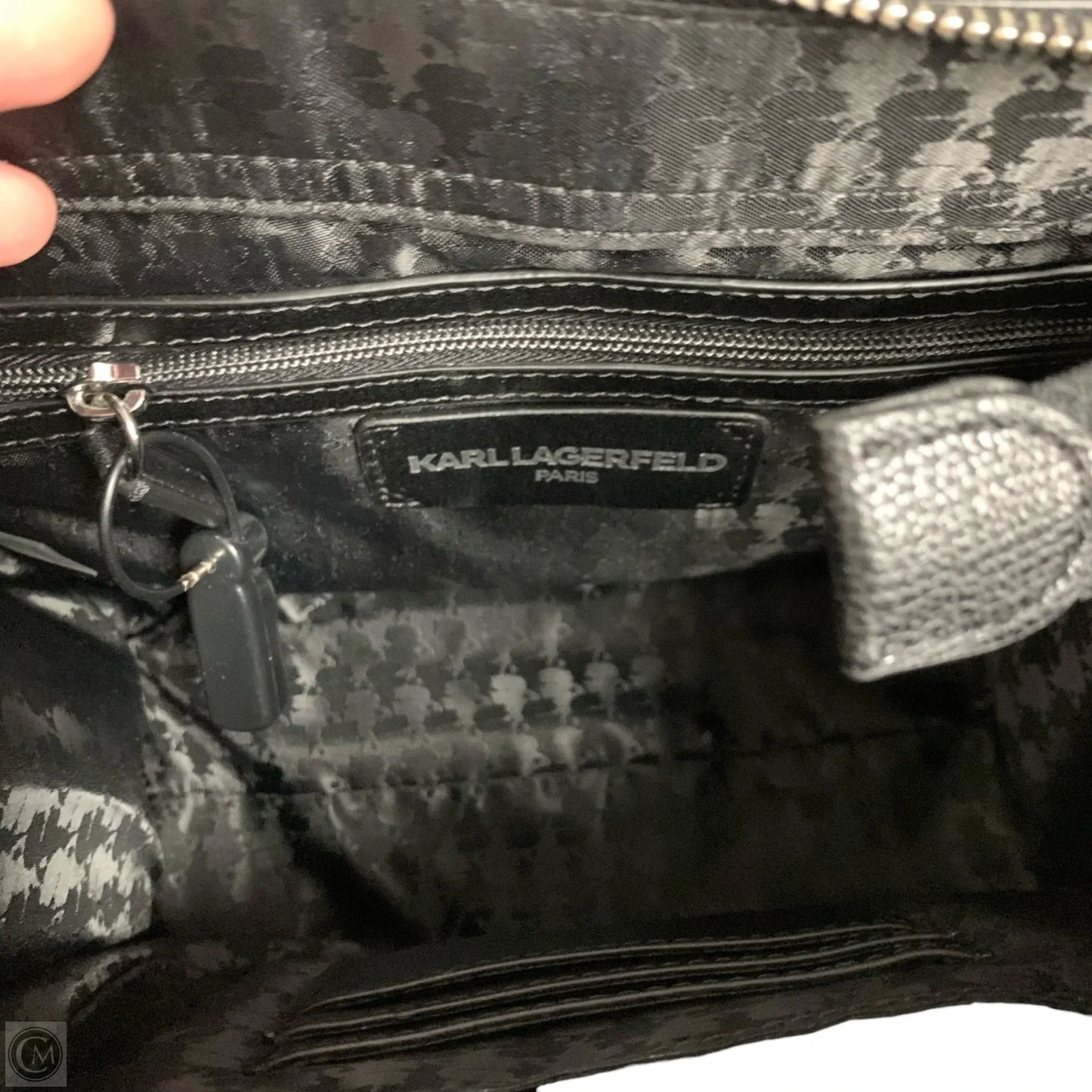 Crossbody Designer By Karl Lagerfeld, Size: Medium