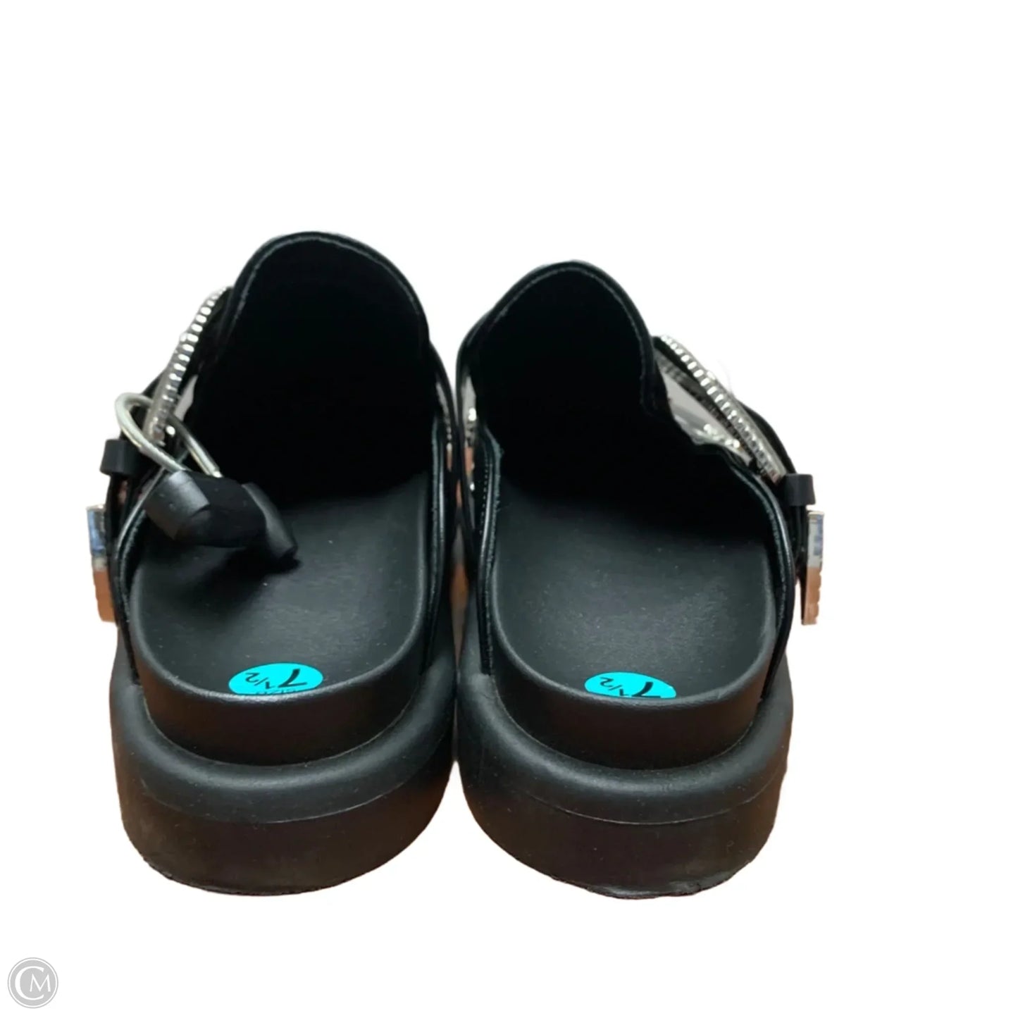 Shoes Flats By Clothes Mentor In Black, Size: 7.5