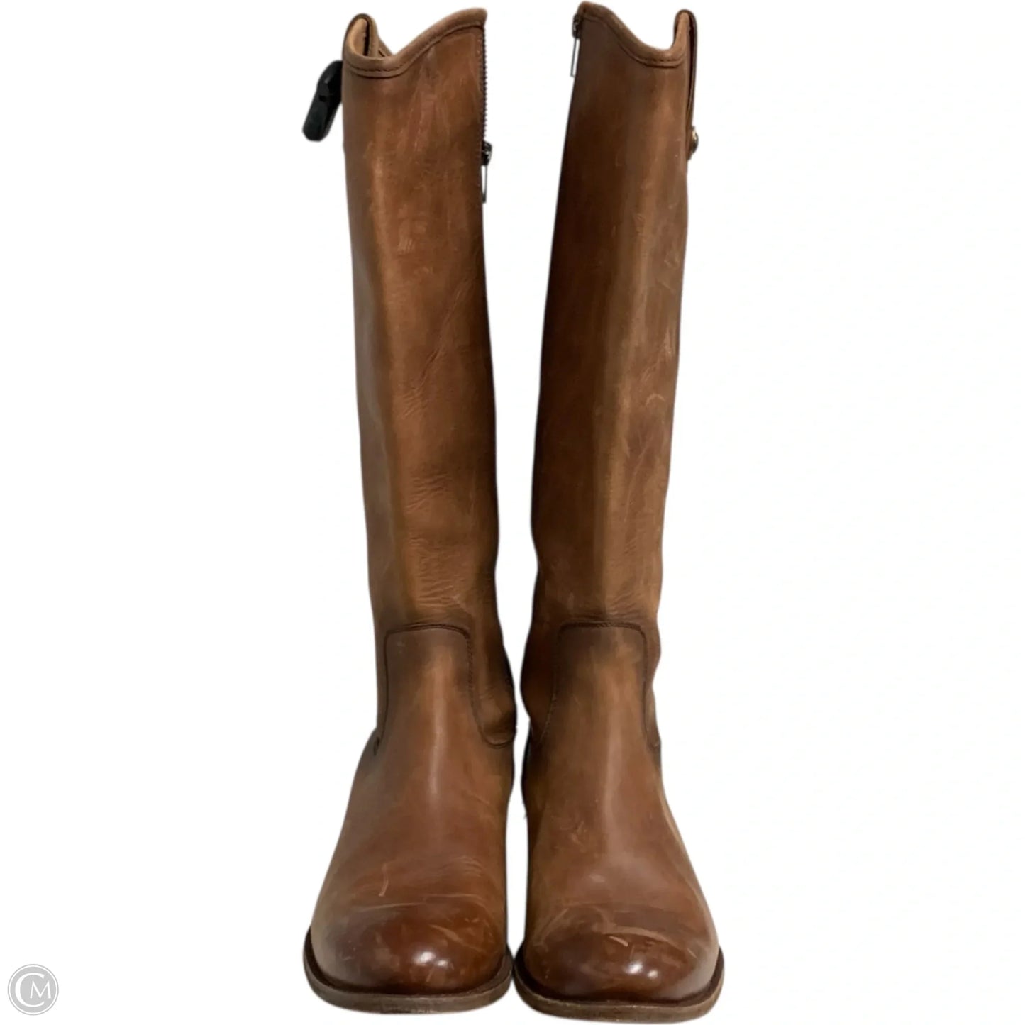 Boots Designer By Frye In Brown, Size: 10