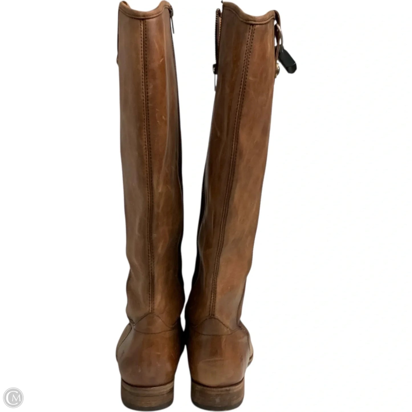 Boots Designer By Frye In Brown, Size: 10
