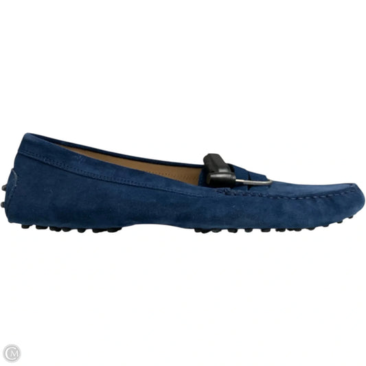 Shoes Luxury Designer By Tods In Blue, Size: 10.5