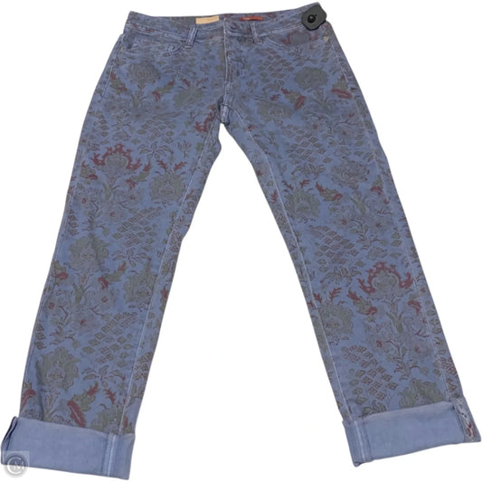 Jeans Boyfriend By Pilcro In Blue & Red, Size: 4