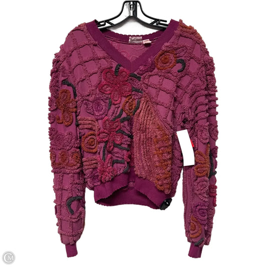 Sweater Designer By Neiman Marcus In Pink, Size: M