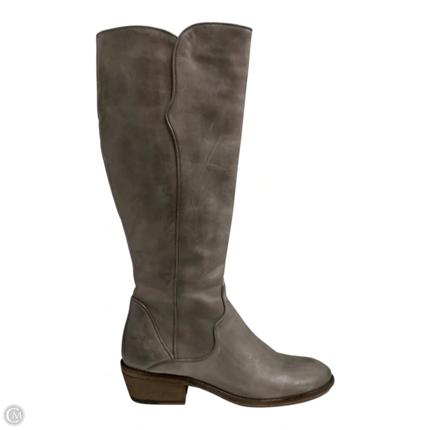 Boots Designer By Frye In Grey, Size: 7