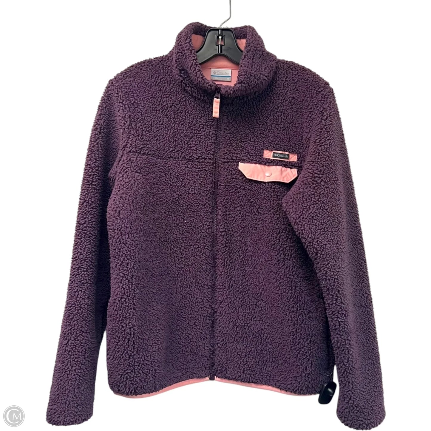 Jacket Faux Fur & Sherpa By Columbia In Purple, Size: M