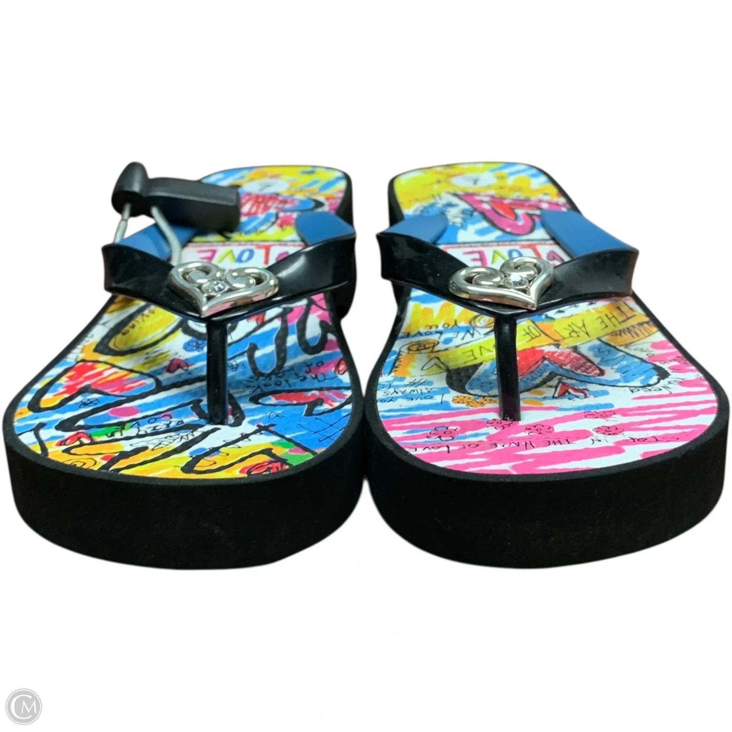 Sandals Designer By Brighton In Multi-colored, Size: 7