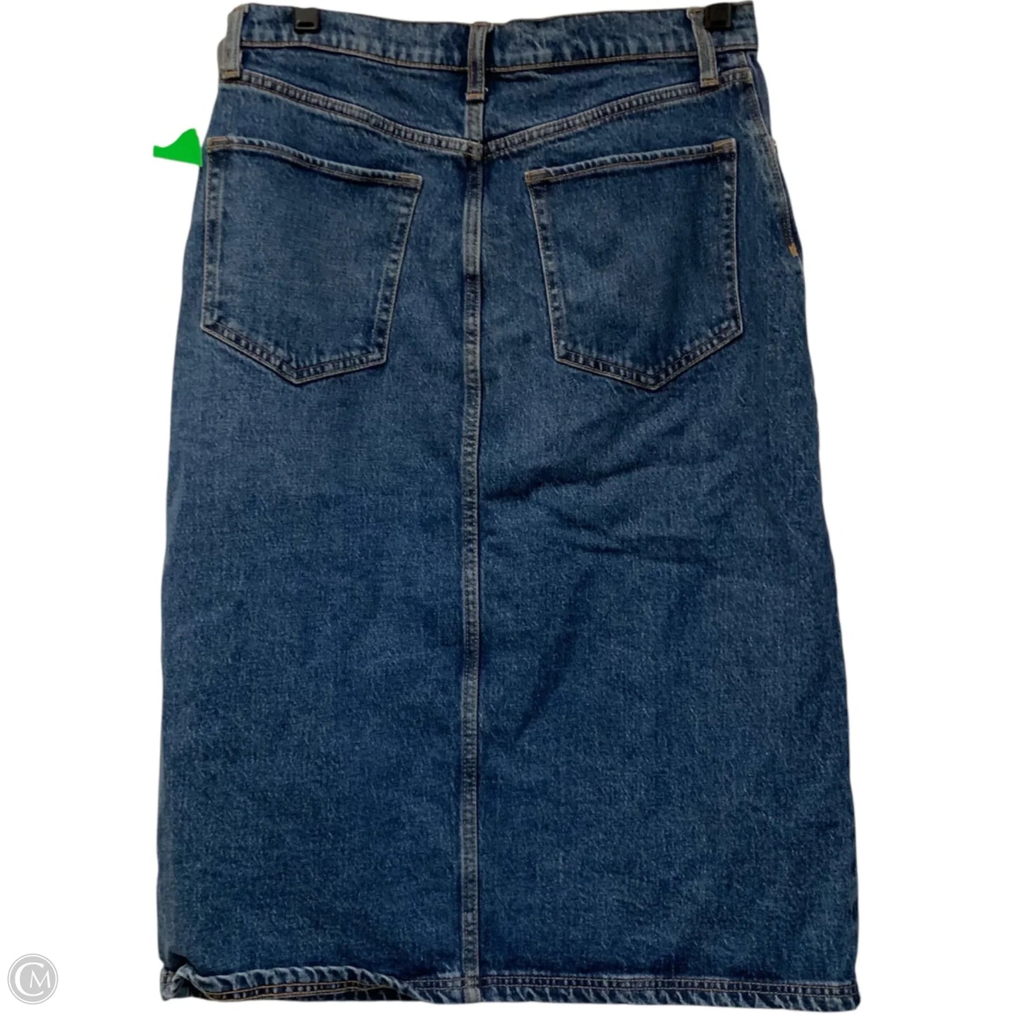 Skirt Midi By Banana Republic In Blue Denim, Size: S