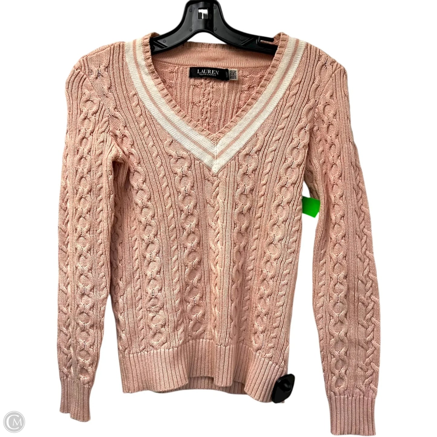 Sweater By Lauren By Ralph Lauren In Pink, Size: Xxs