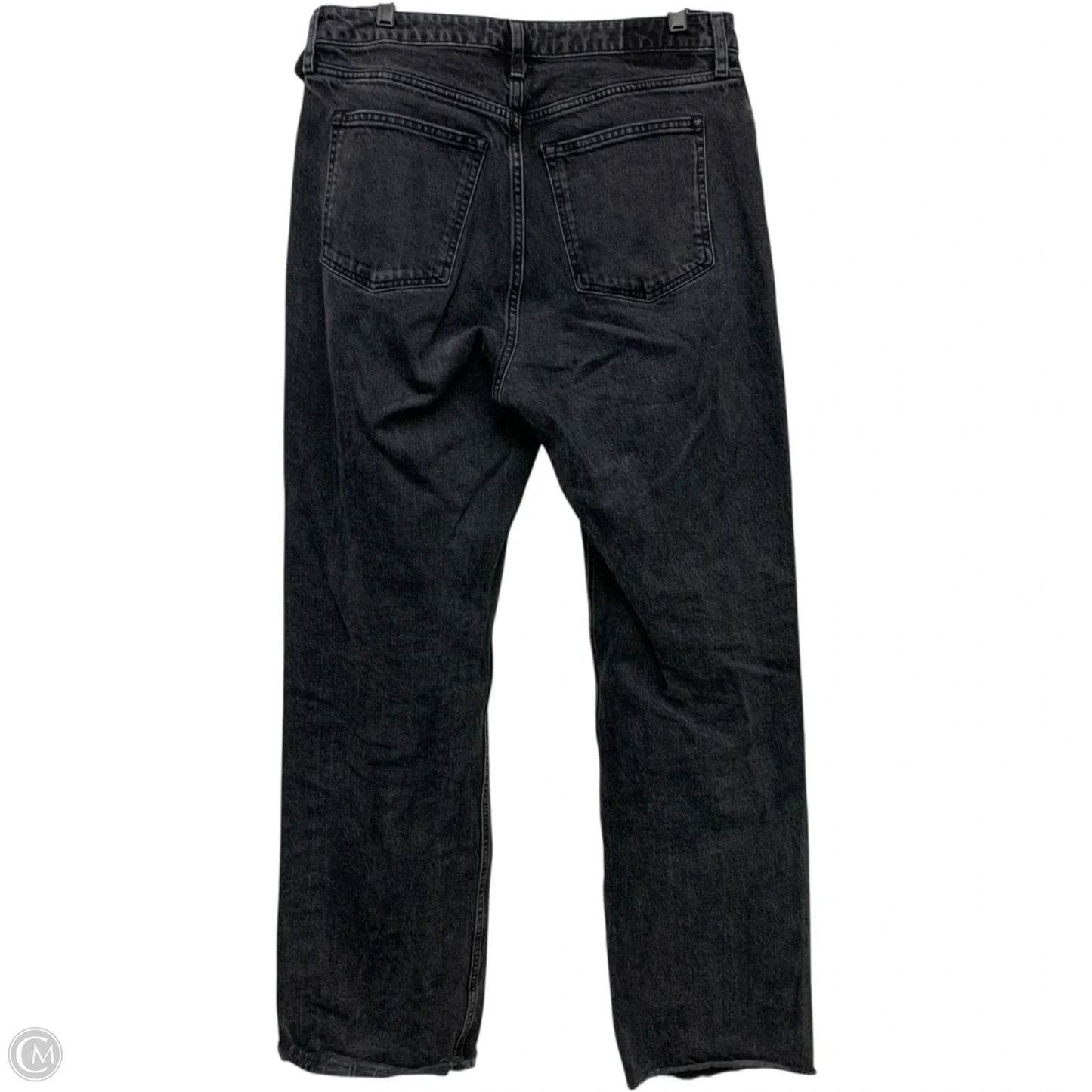 Jeans Boyfriend By Abercrombie And Fitch In Black Denim, Size: 12l