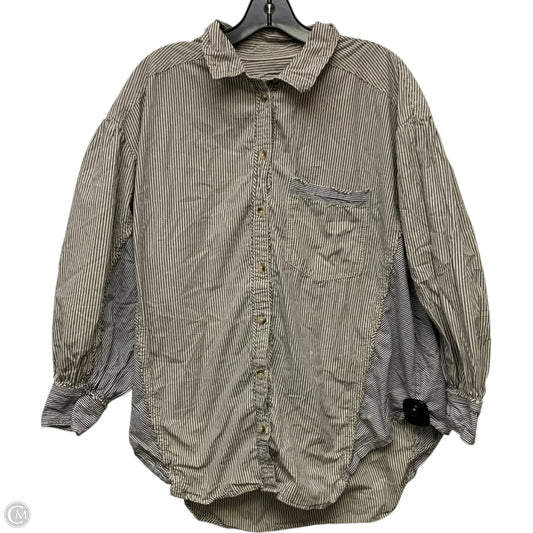 Top Long Sleeve By We The Free In Striped Pattern, Size: M