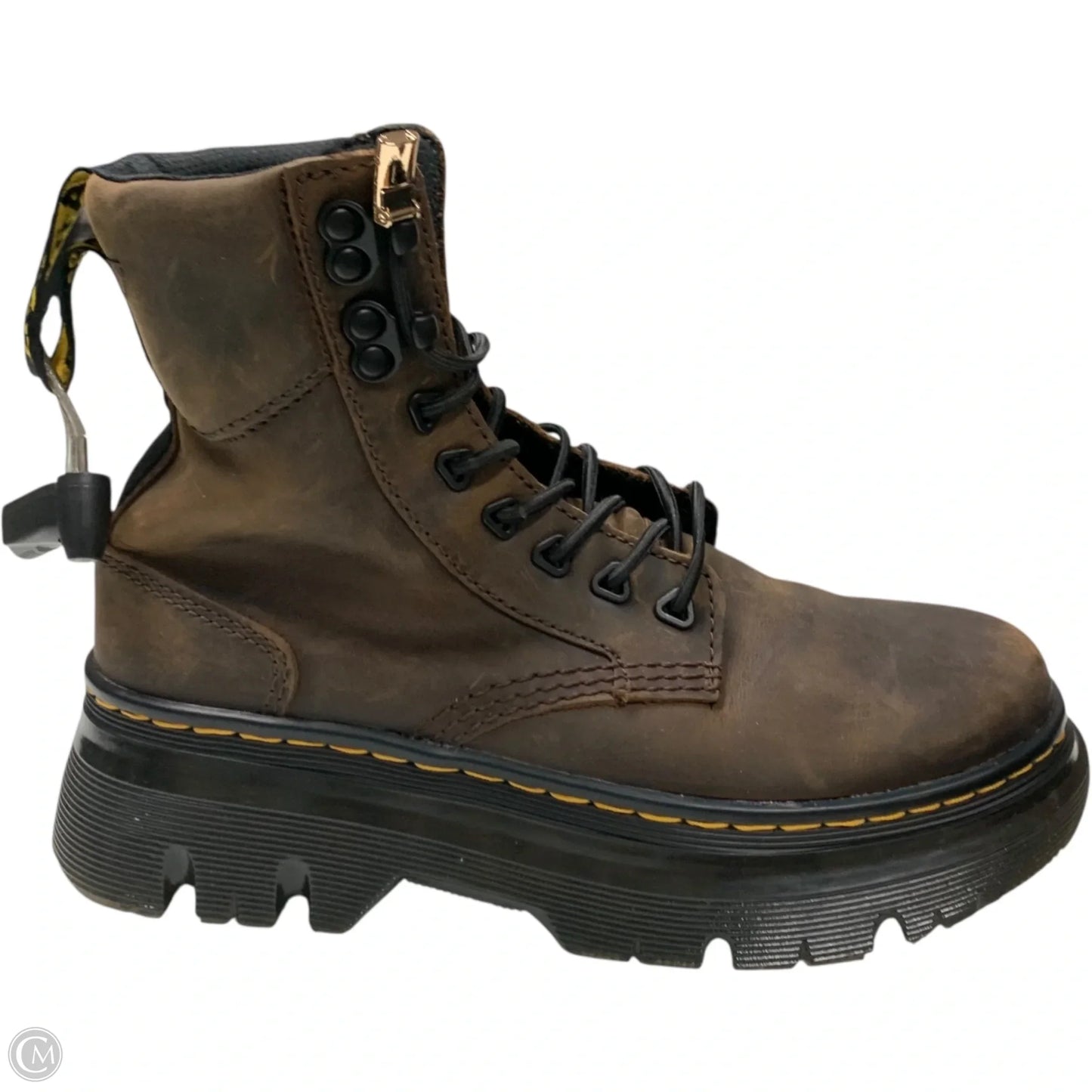 Boots Combat By Dr Martens In Brown, Size: 6