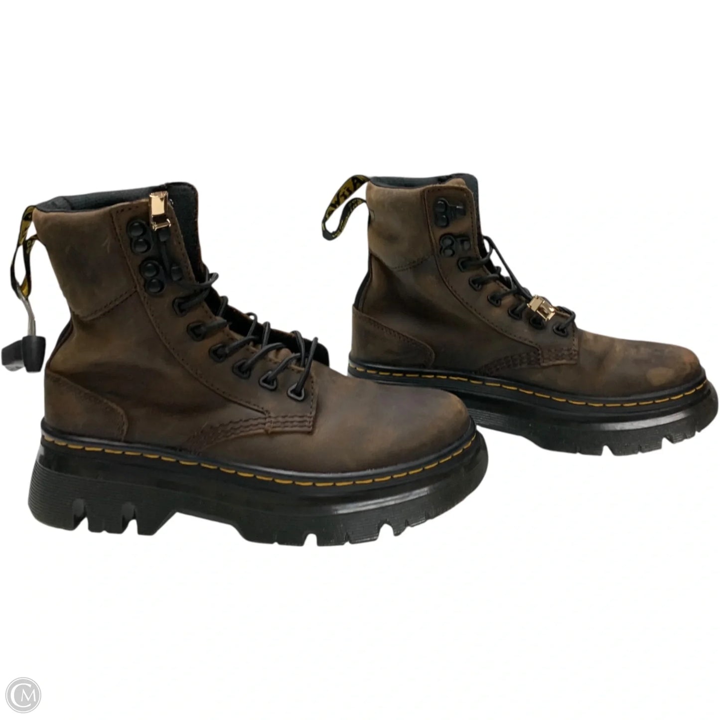 Boots Combat By Dr Martens In Brown, Size: 6