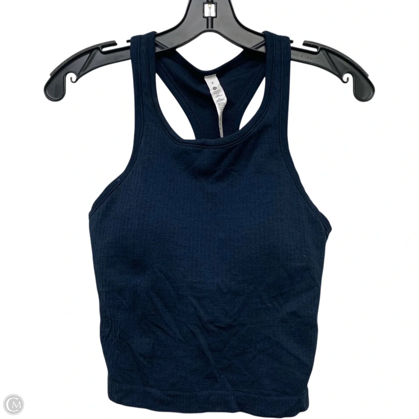 Athletic Tank Top By Lululemon In Navy, Size: M