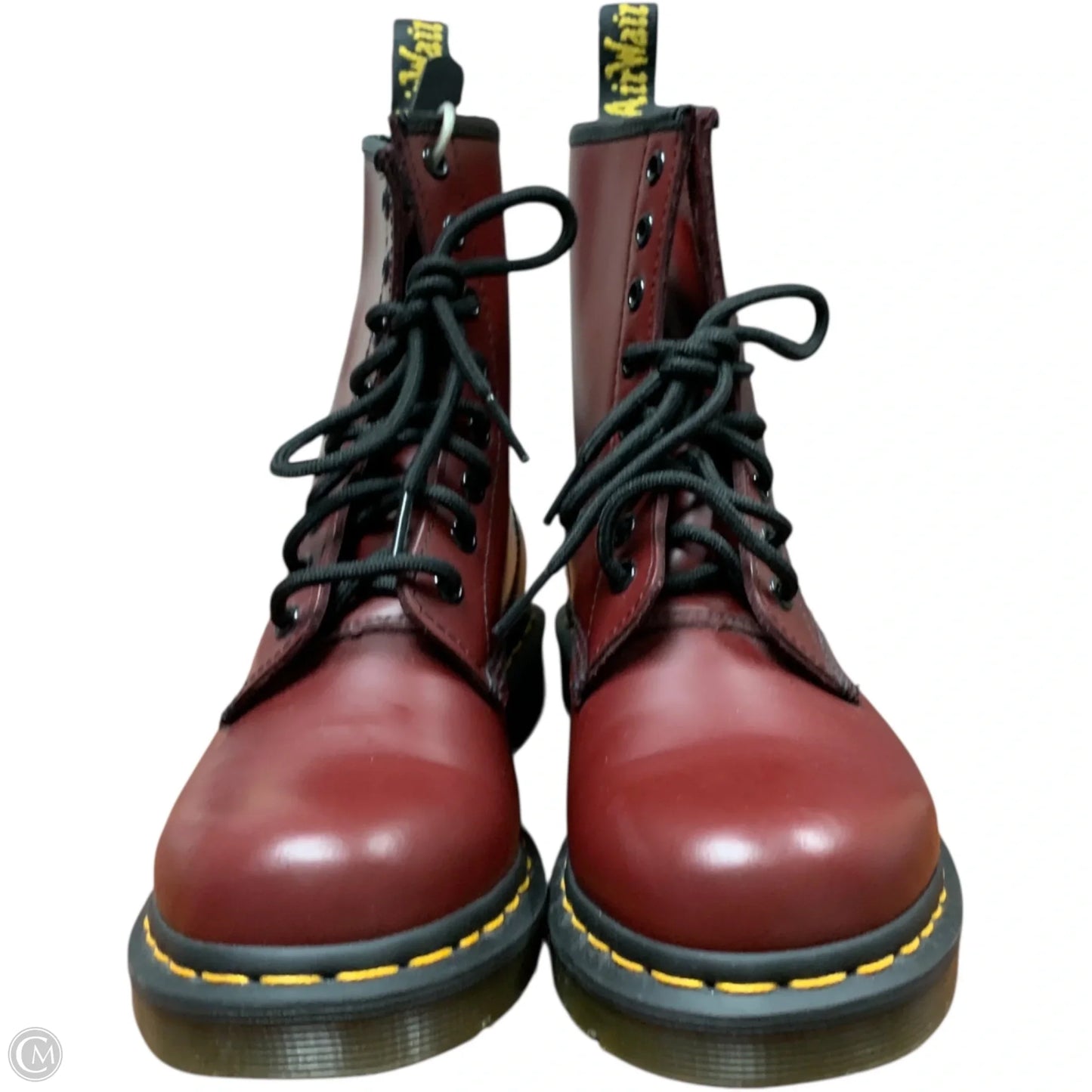 Boots Combat By Dr Martens In Red, Size: 7