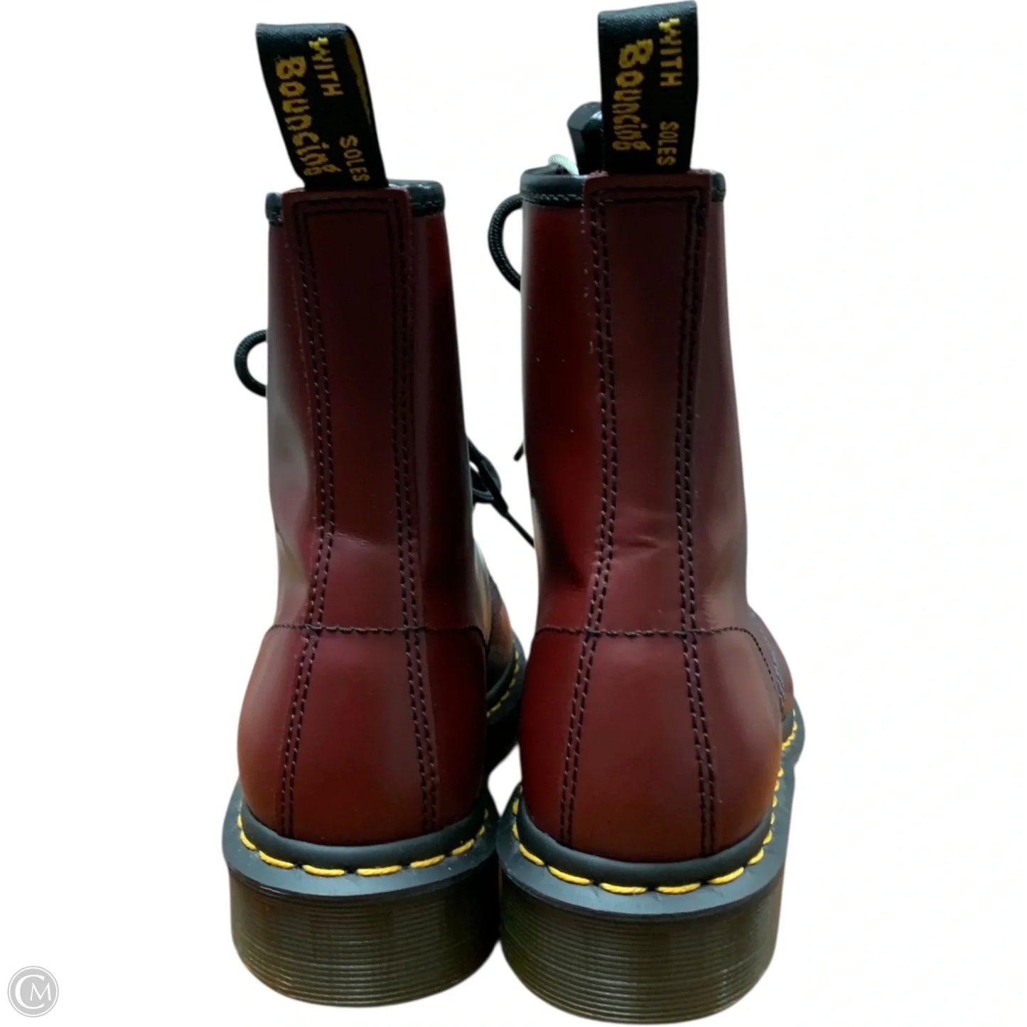 Boots Combat By Dr Martens In Red, Size: 7